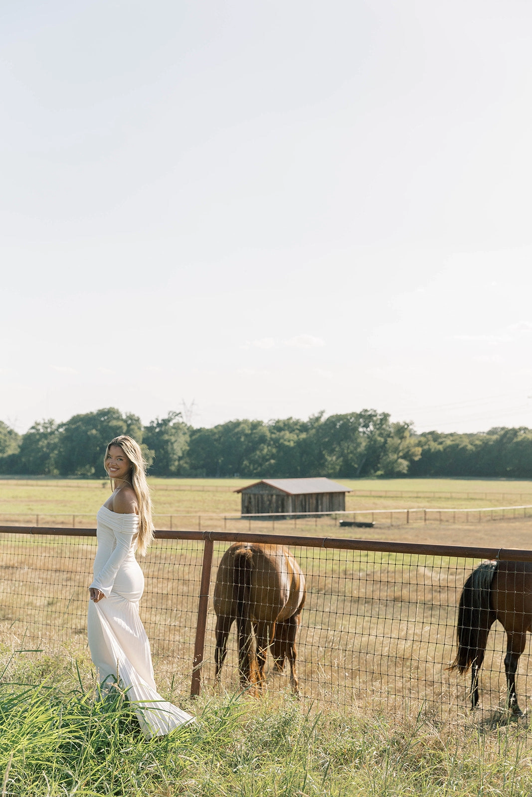 WideCollarDesign Lennox Long Sleeve Maxi Dress in Ivory
