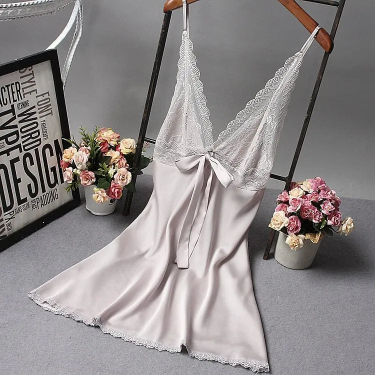 Darling Silk Lace Sleep Dress