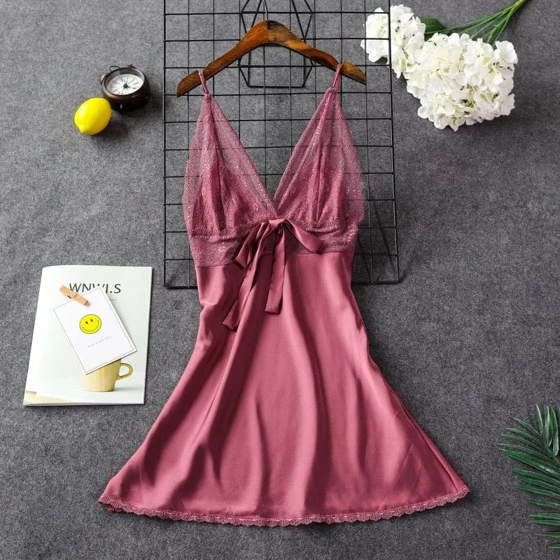 Darling Silk Lace Sleep Dress