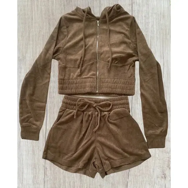 Daydreaming Terry Set in Mocha