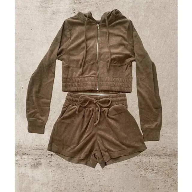 Daydreaming Terry Set in Mocha