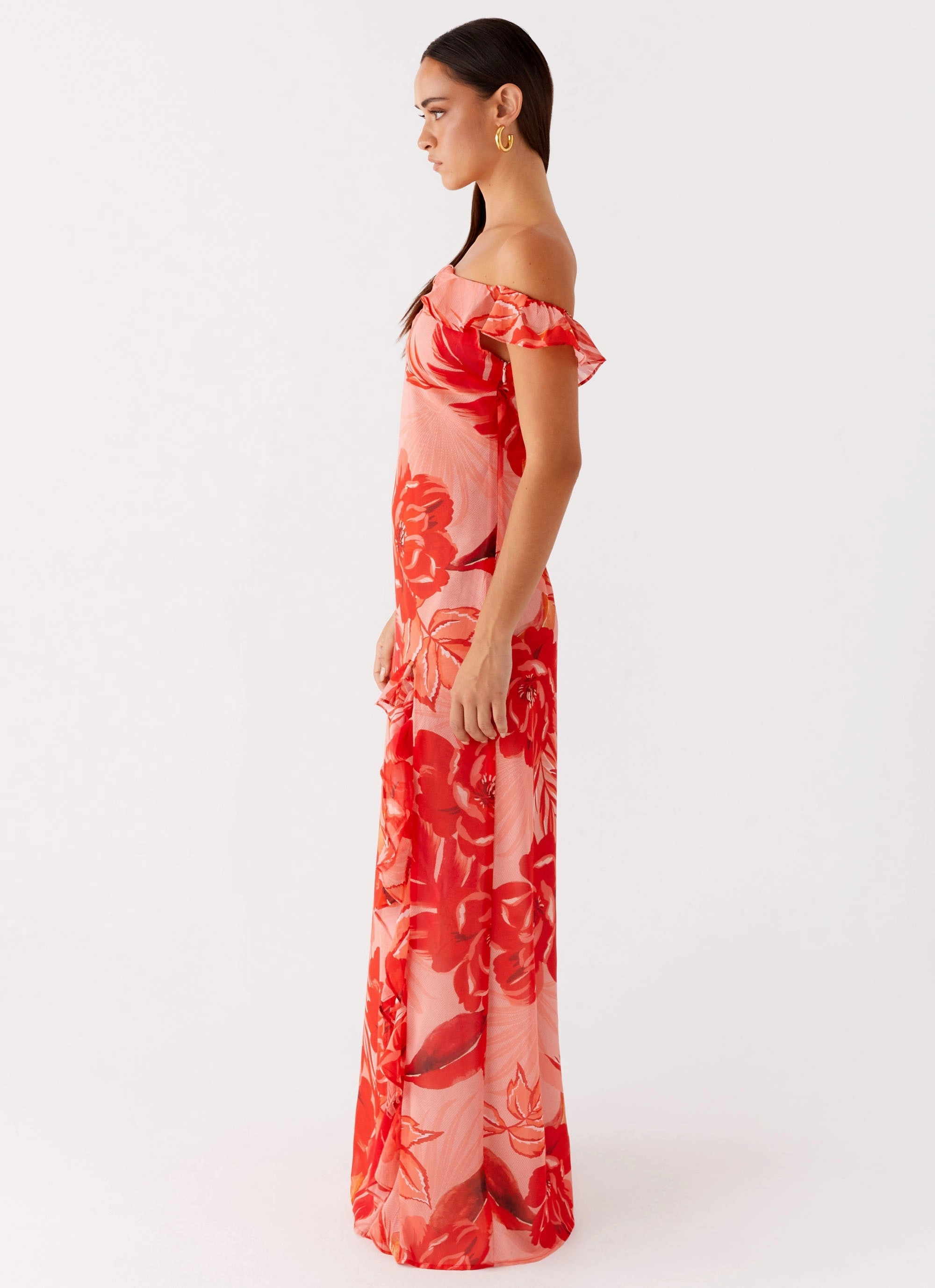 Chic Casual Wear Casual Motion Cassiday Maxi Dress - Sicily Sunsets Print