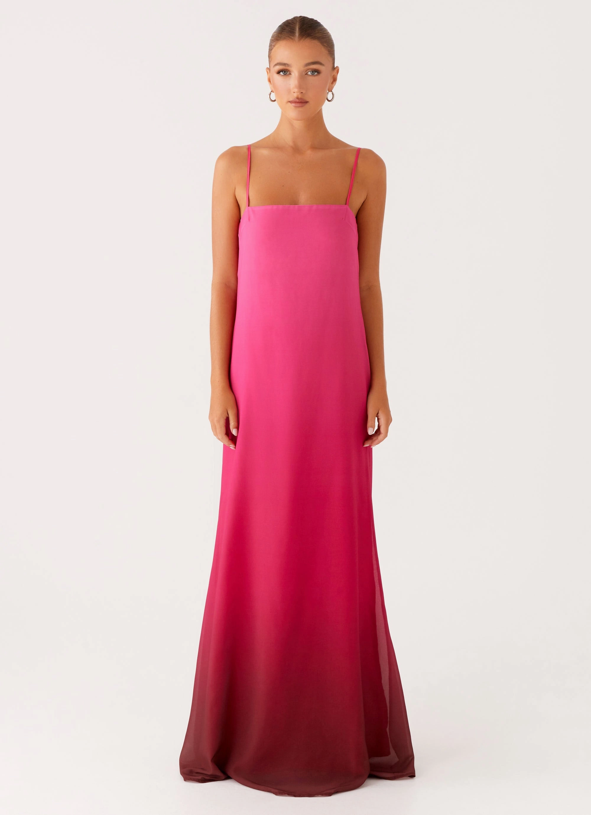 Relax Form Marianne Maxi Dress - Fuchsia Gradient