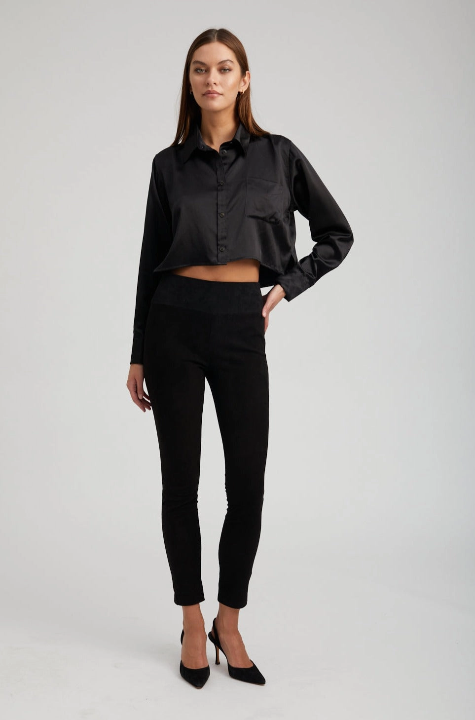 Black Suede Ankle Cozy Comfort Stretch Fit Fitness Lover