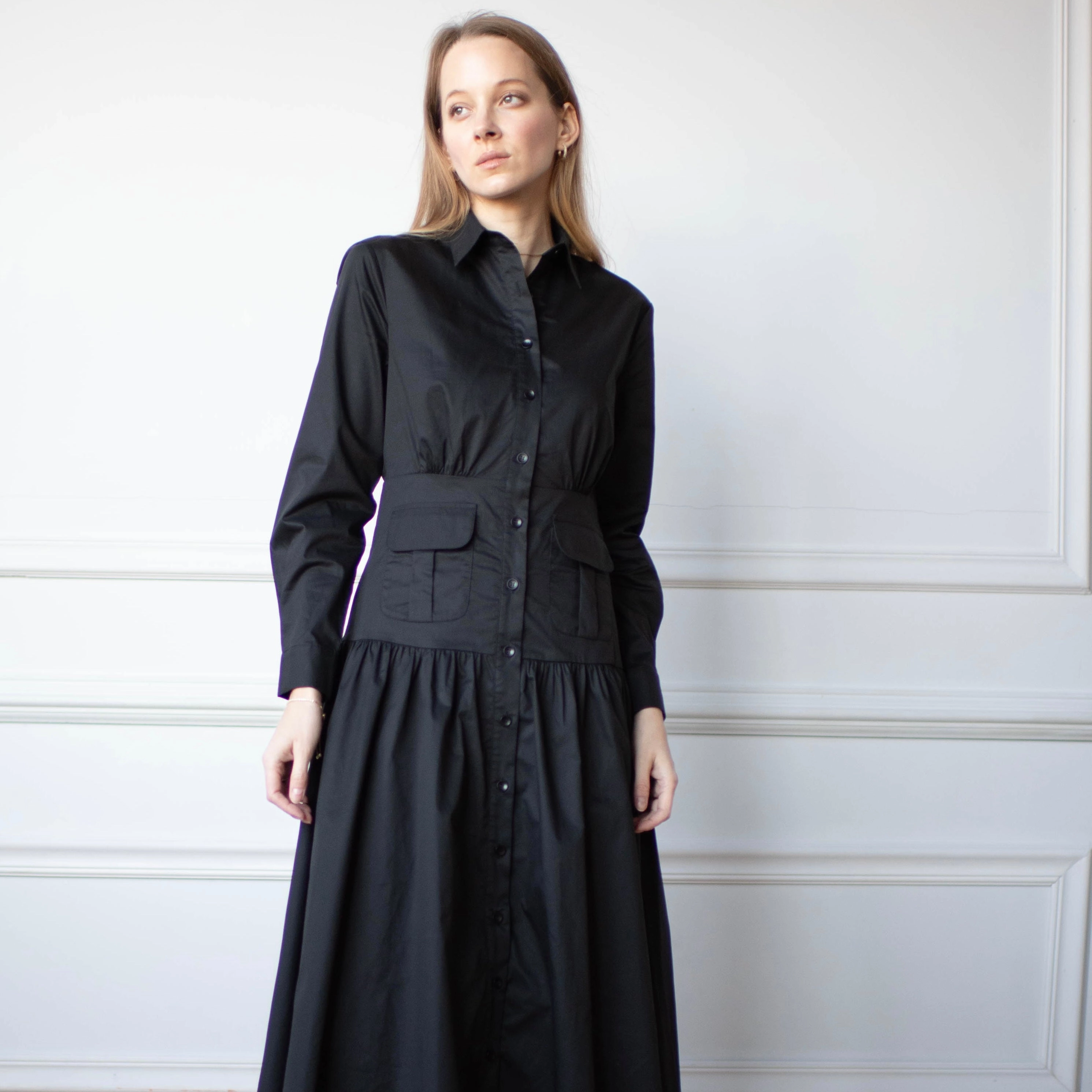 Vibrant color Easy Mood Mimi Dress | Black [Final Sale]