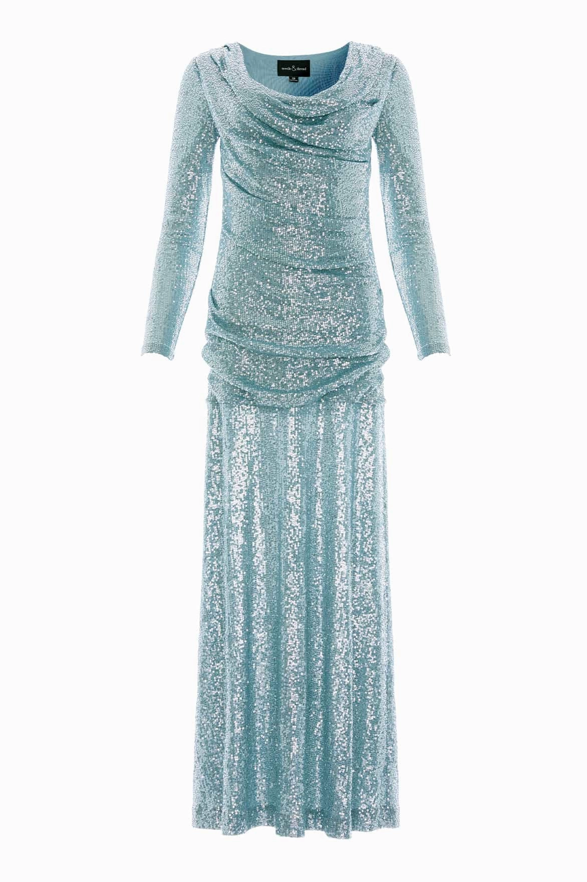 Rose Flush Erin Long Sleeve Gown