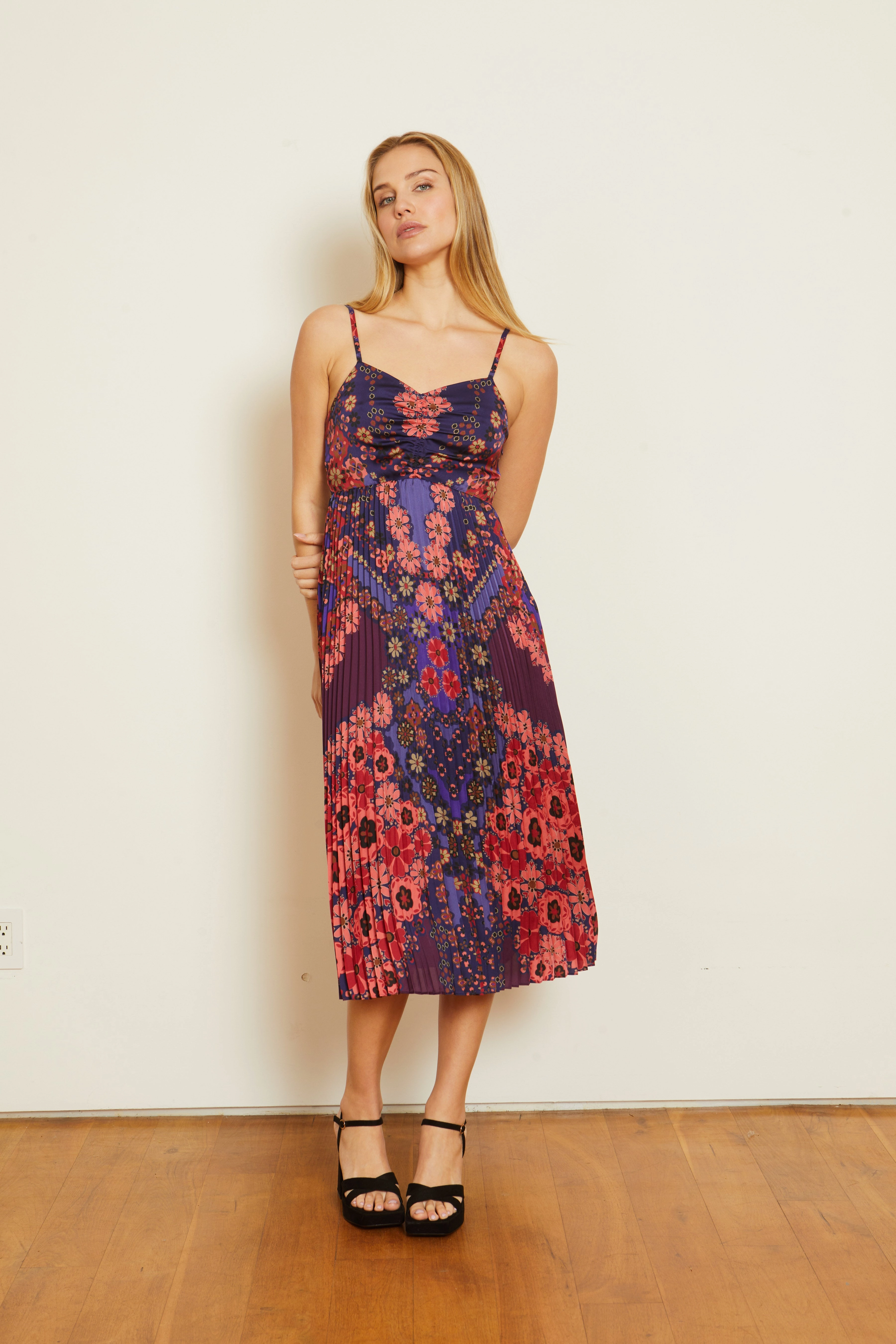 Donna Dress Patchwork Pansy Chill Moment