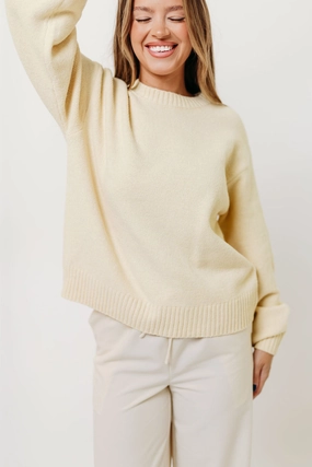 Desiree Sweater in Mellow Yellow QuickDrying