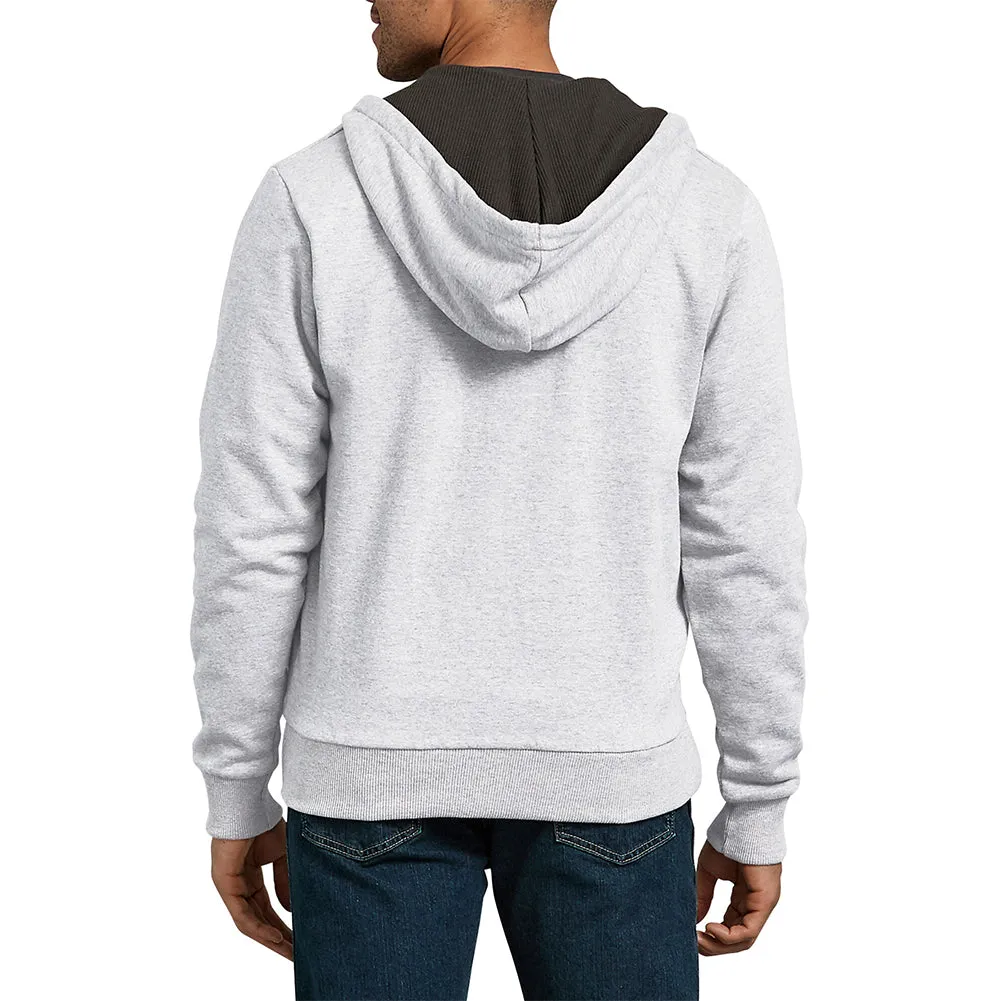 Dickies Men's TW382 Thermal Knit Lined Front Pocket Fleece Zip Up Hoodie