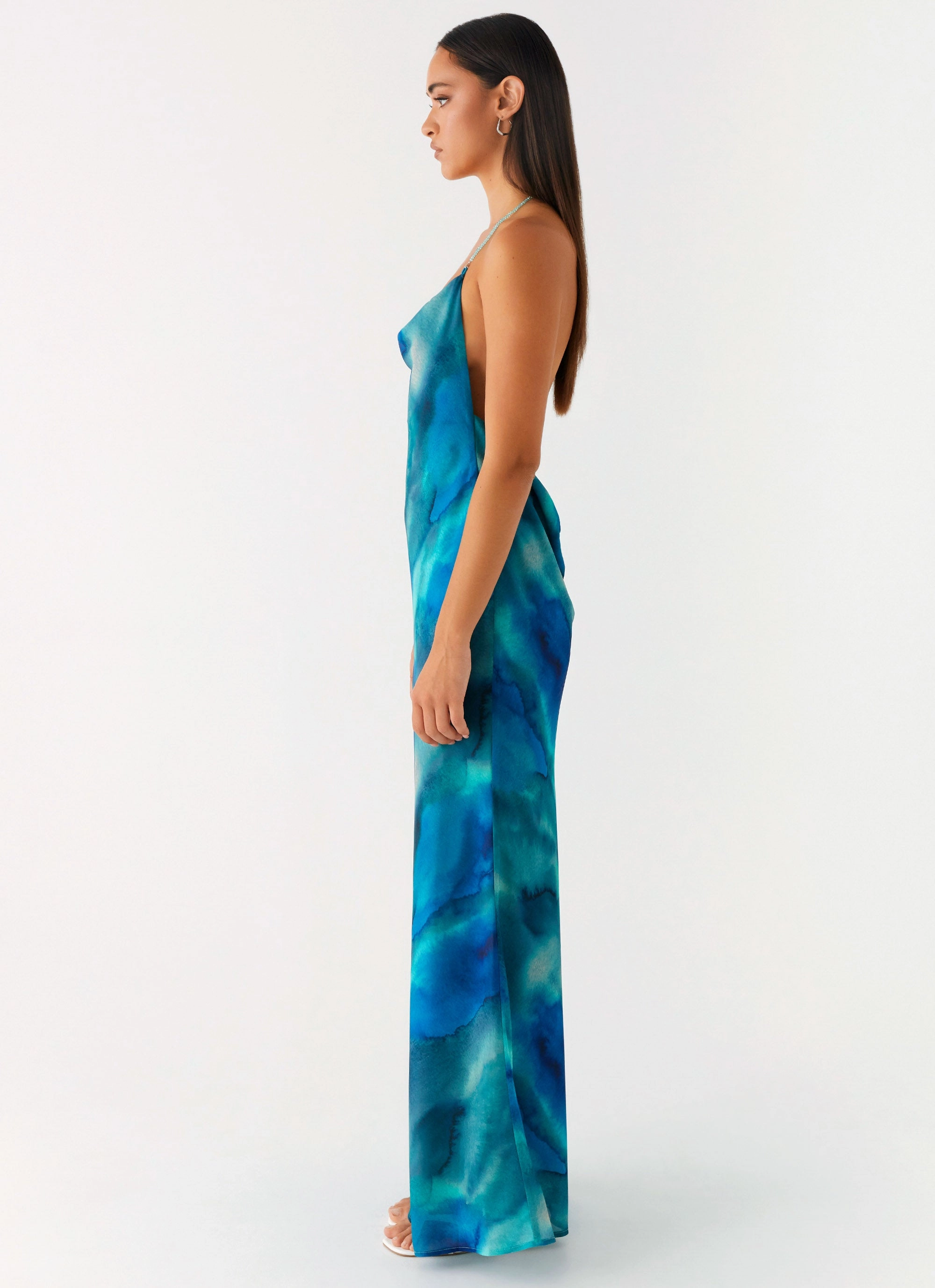 Daytime Look Studio Style Journey Maxi Dress - Blue Tie Dye