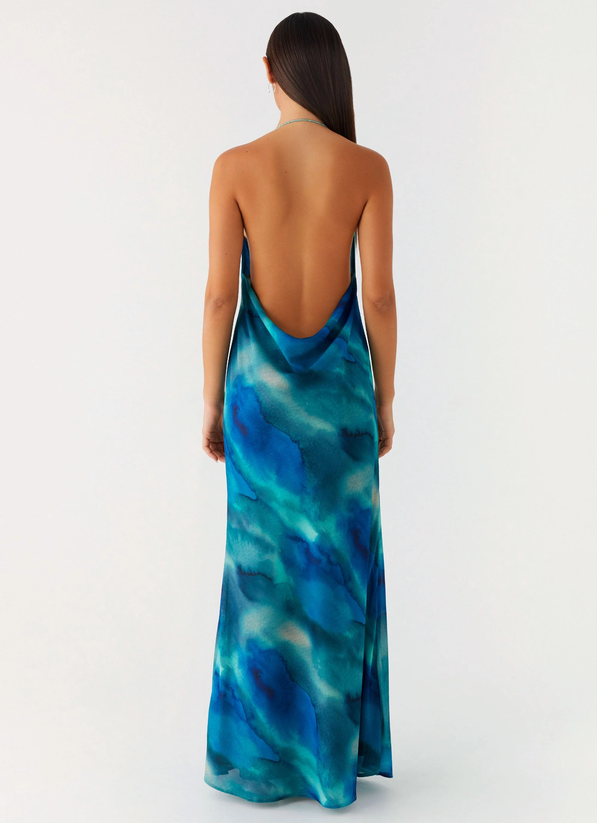Journey Maxi Dress - Blue Tie Dye Anytime Wear