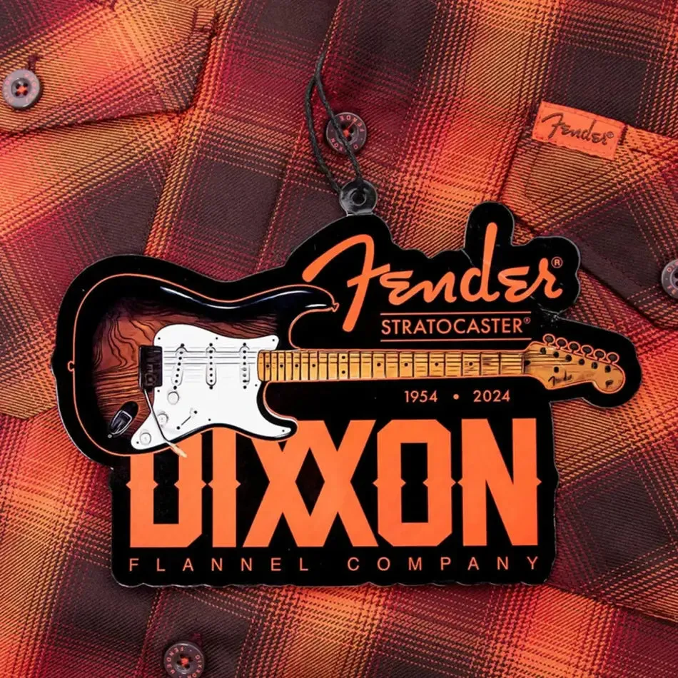 DIXXON FENDER STRATOCASTER FLANNEL WITH BAG