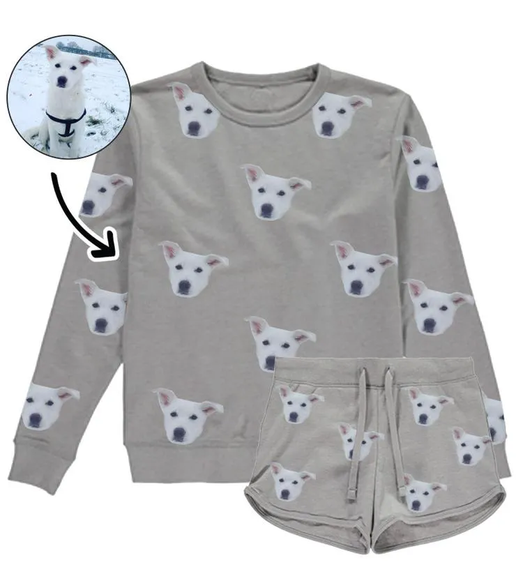 Dogsy Ladies Grey Lounge Set