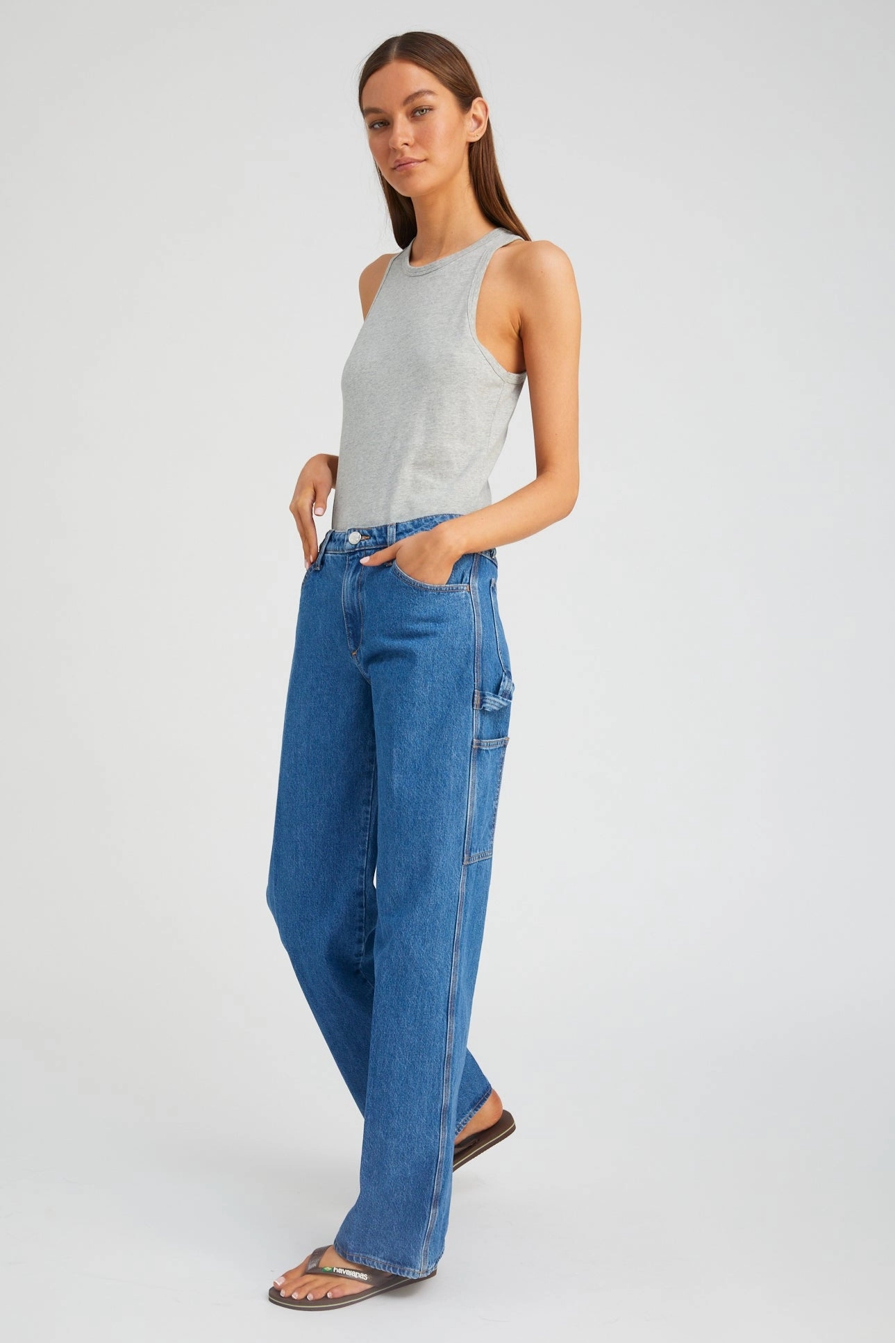 Coco Carpenter Denim Slim Wear Design Minimalist Waist
