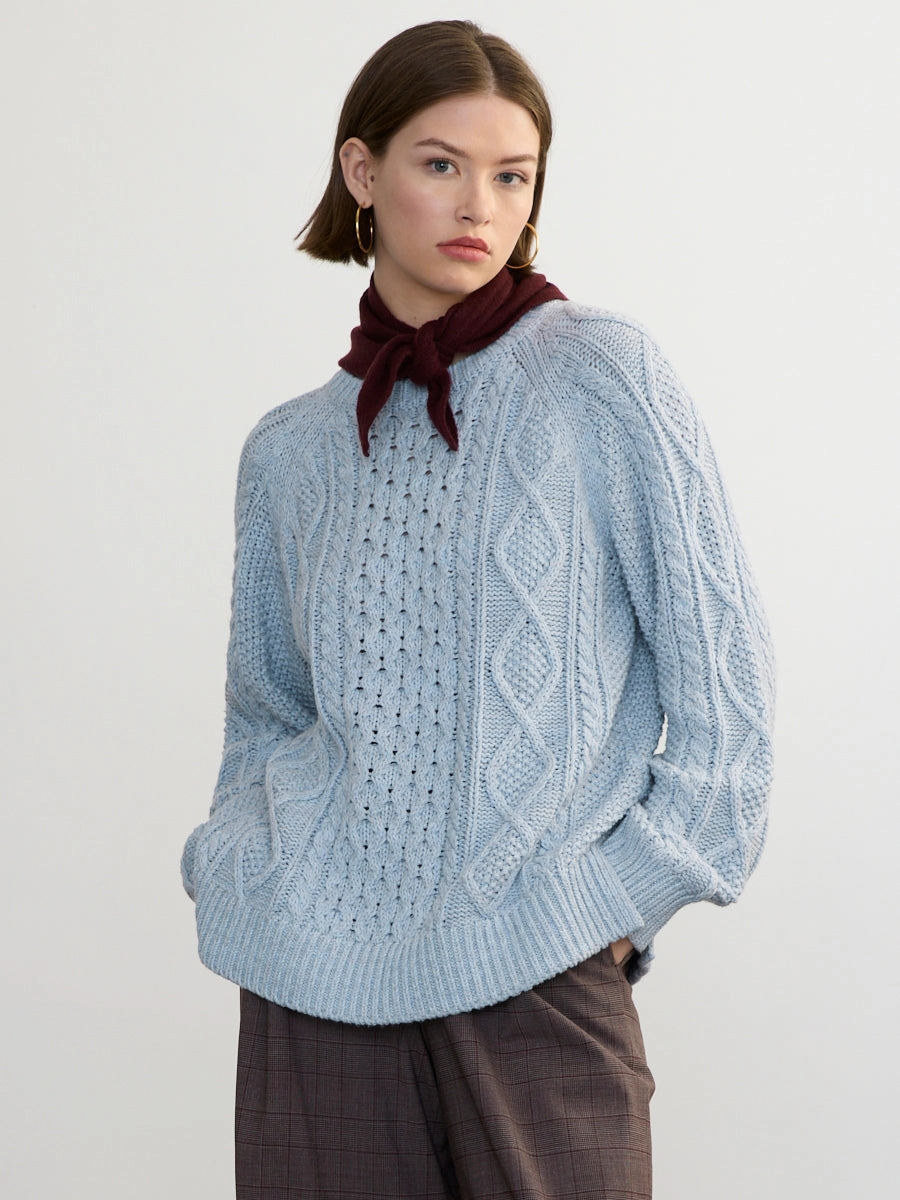 DEIDRE CABLE PULLOVER Antistatic