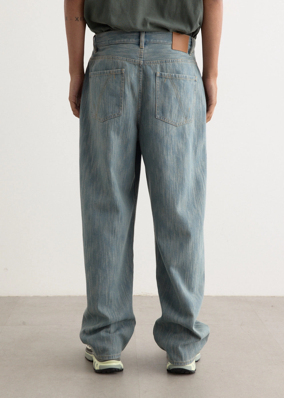 Dragline Textured Jeans Contemporary Look Traveler Gear Smart Casual