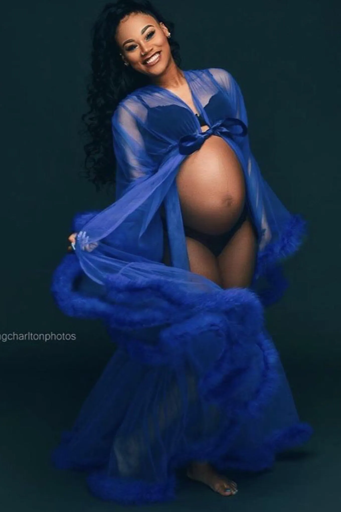 Dramatic Sheer Robe - Multiple Colors