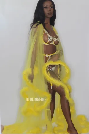 Dramatic Sheer Robe - Multiple Colors