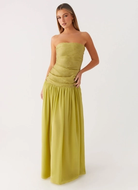 Dreamer Maxi Dress - Lime Zest Sun-Protective