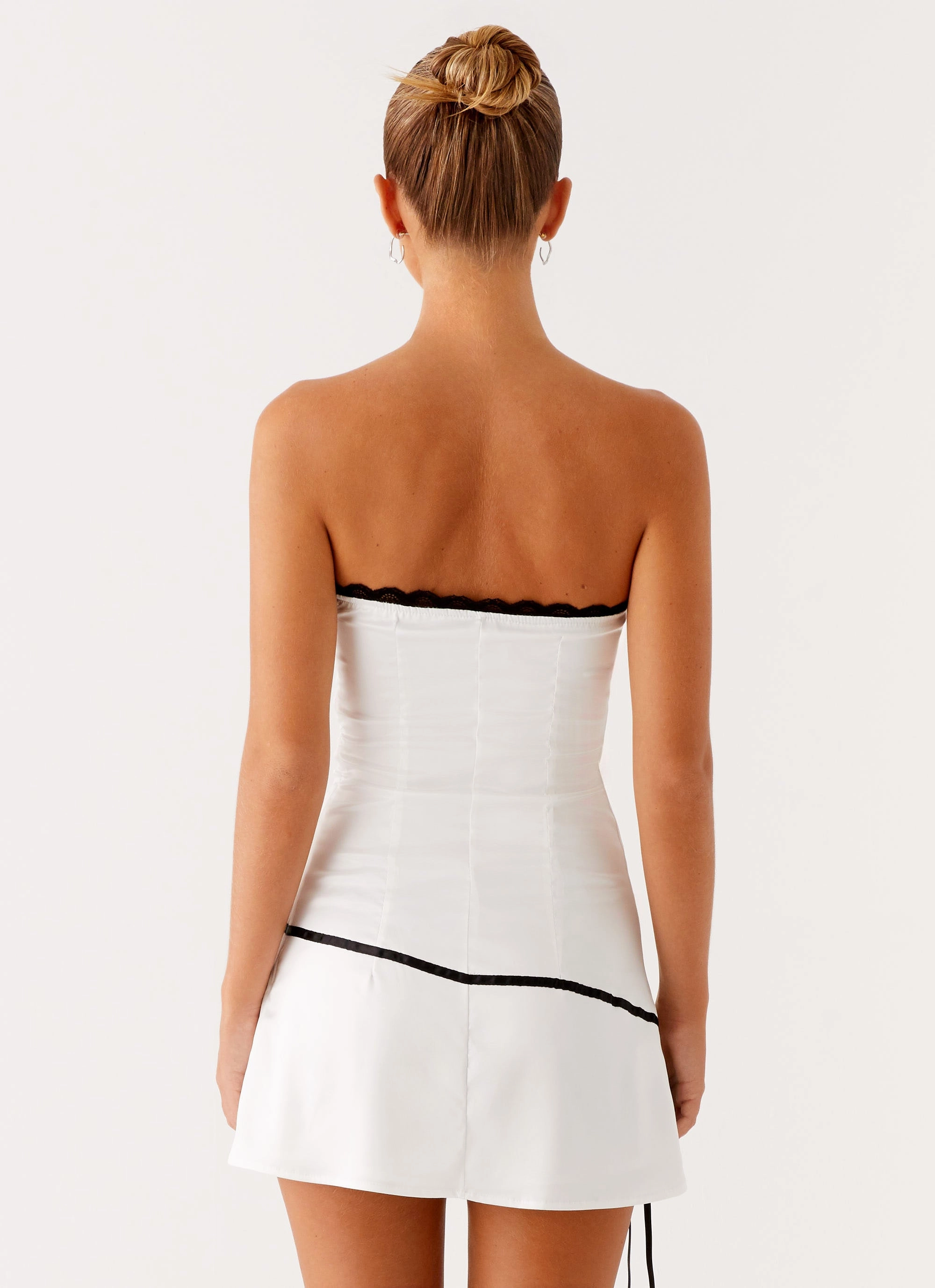Travel-Pack Fall Flow Thea Mini Dress - White
