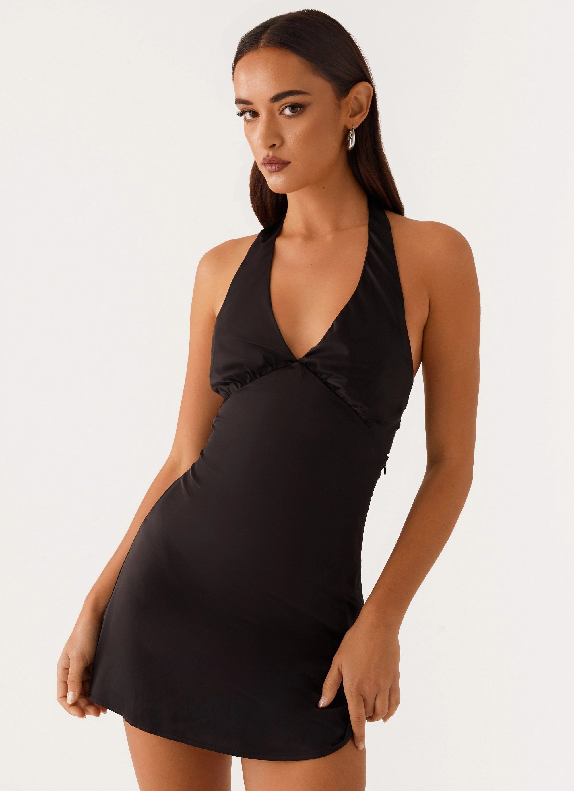Heavy Hearted Mini Dress - Black Light and Comfortable