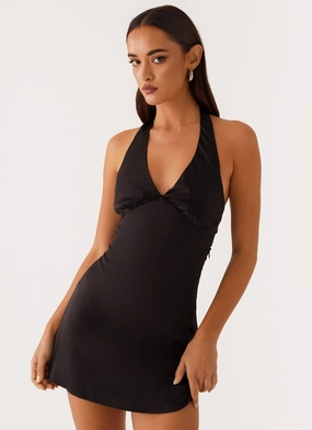 Heavy Hearted Mini Dress - Black Light and Comfortable