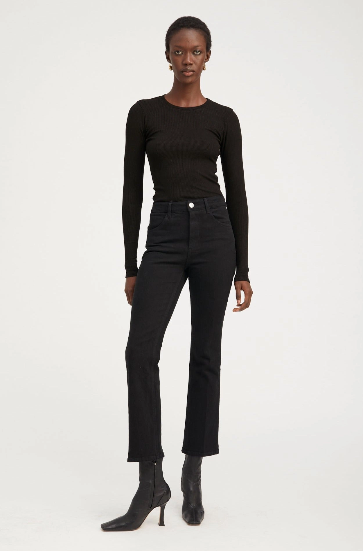 Ella Ankle Flare Denim Travel-Ready Movement Fit