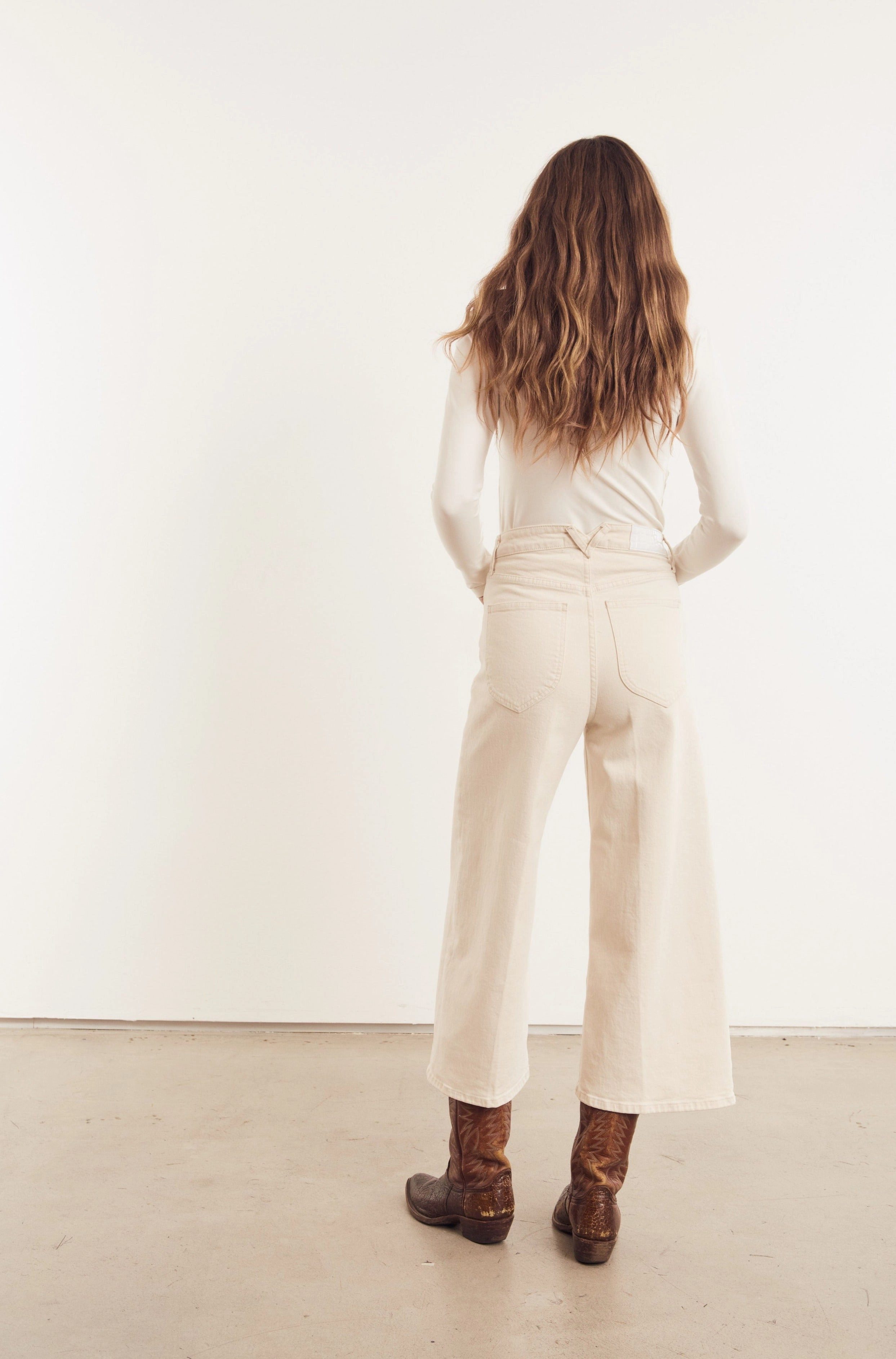 Earhart Culotte Denim LongLastingDurability Organic Cotton Fiber