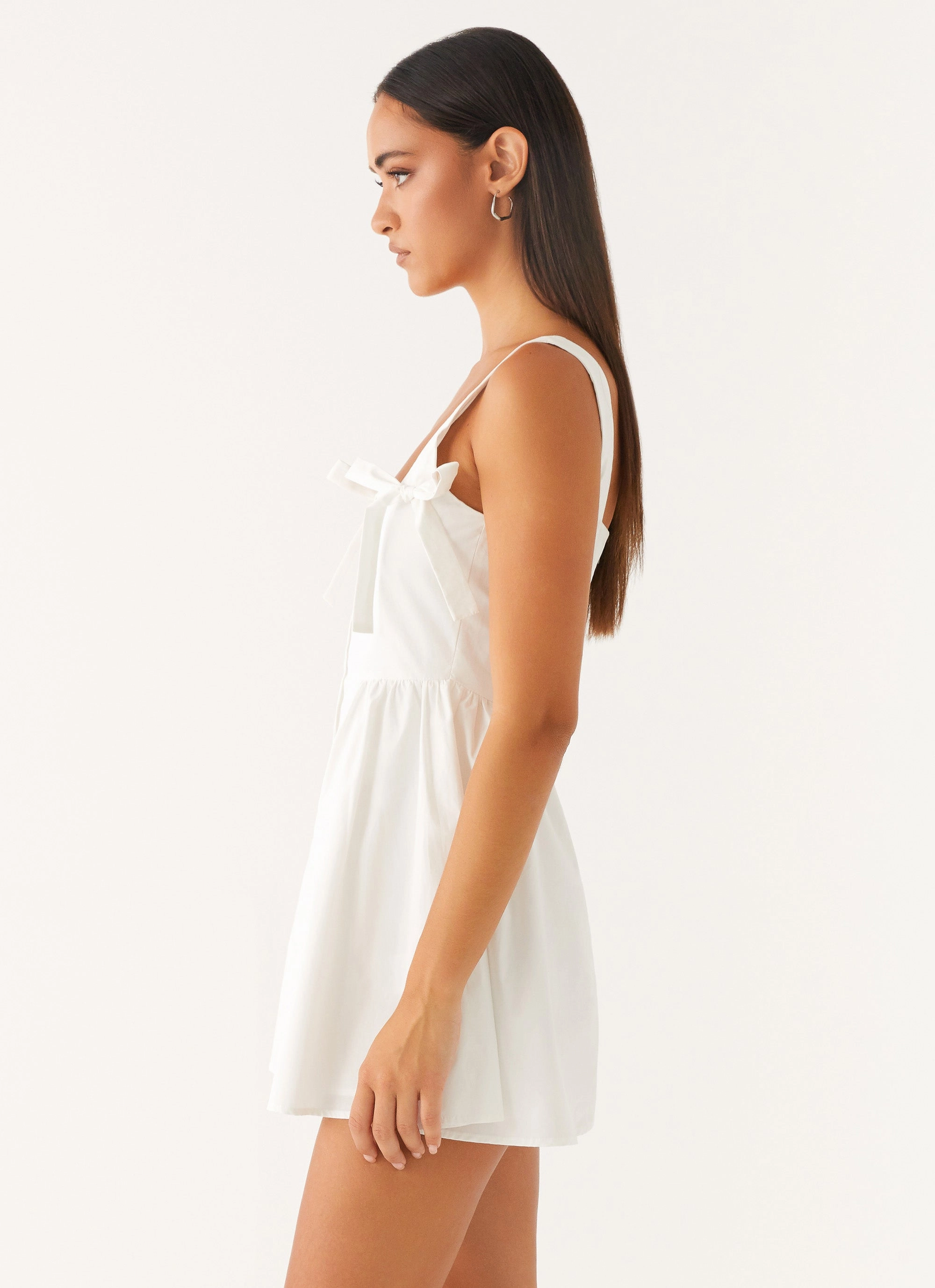 Unconditional Mini Dress - White Contemporary Style