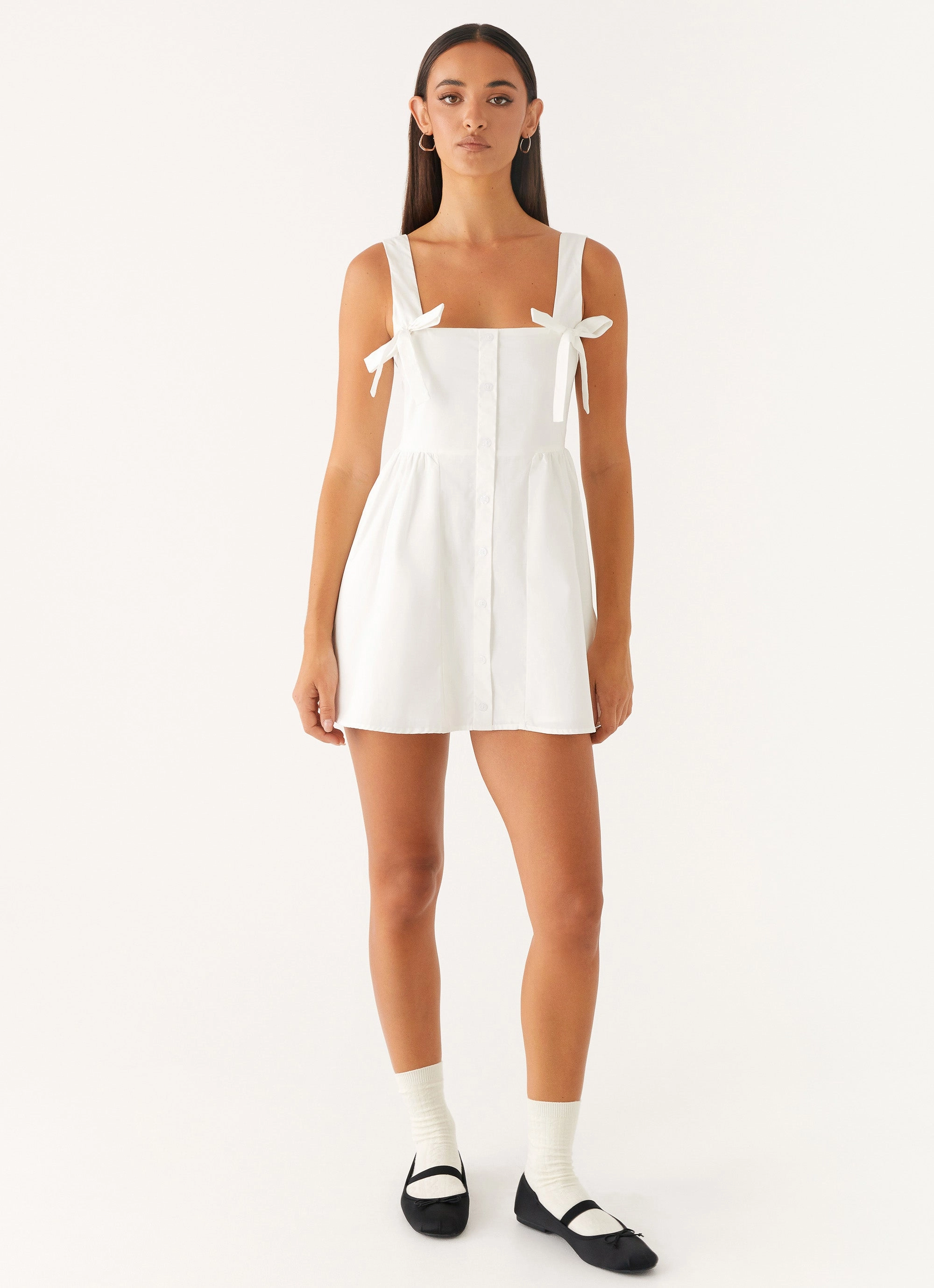Unconditional Mini Dress - White Urban Style Elegant formal outfit