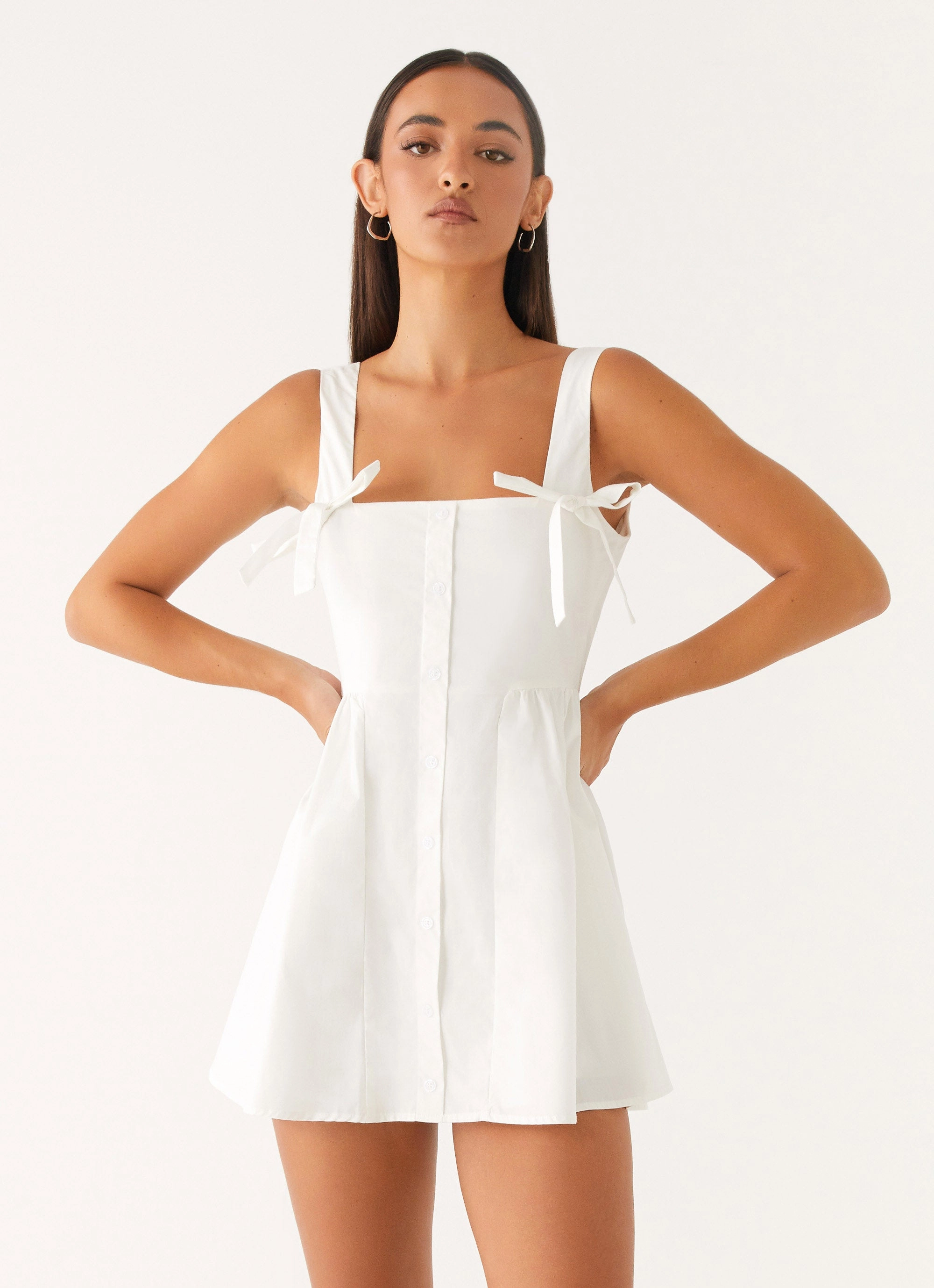 Unconditional Mini Dress - White Social Ease