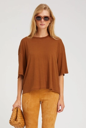 AbrasionResistantEdging Chestnut Boxy Tee