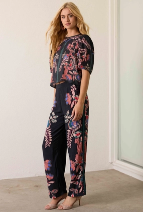 Cozy and Relaxed Functional Fashion Maxine Pant in Zulu Prince Cheetah