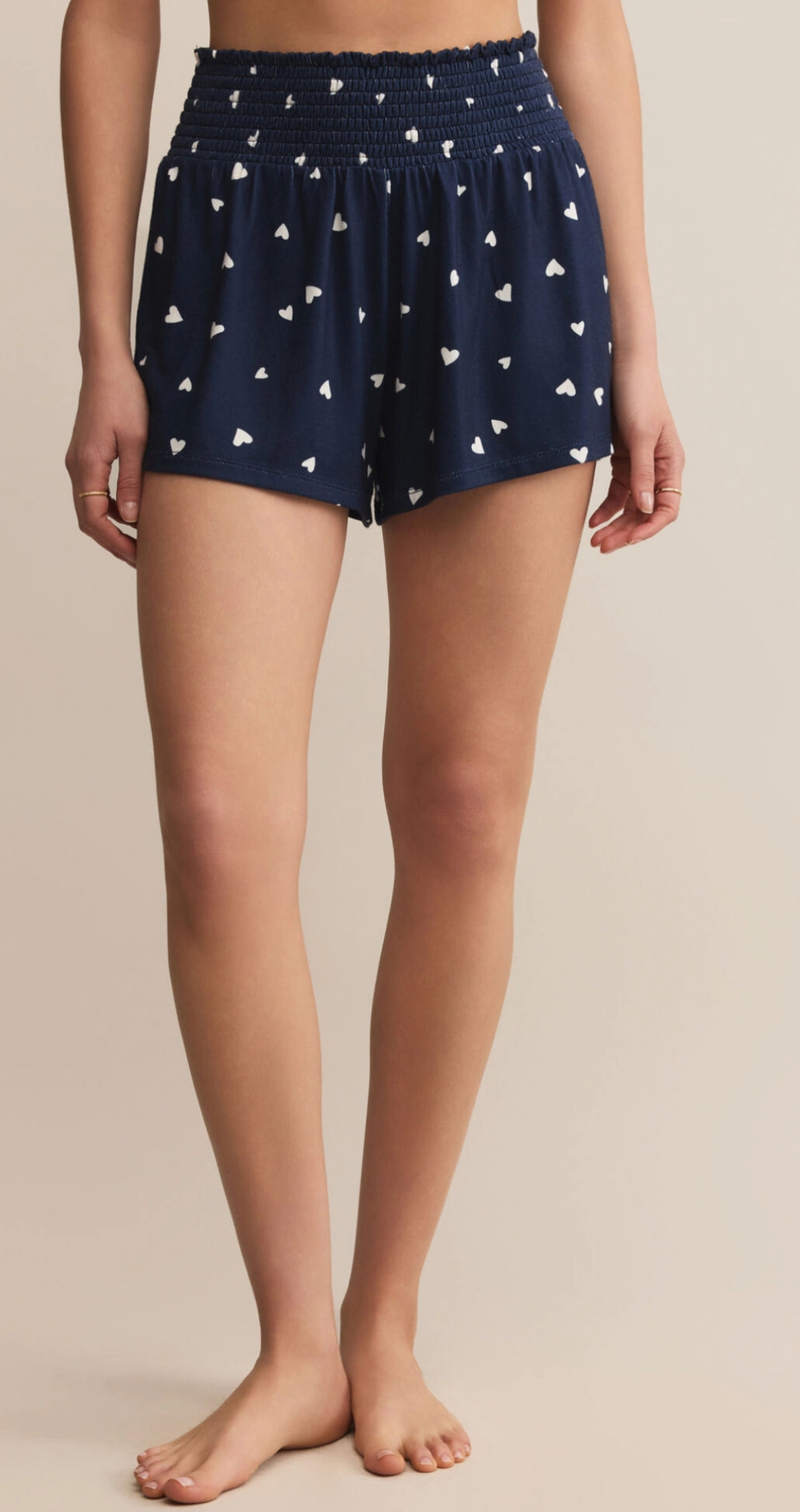 Dawn Heart Shorts in Eclipse Unisex style All Purpose Fit