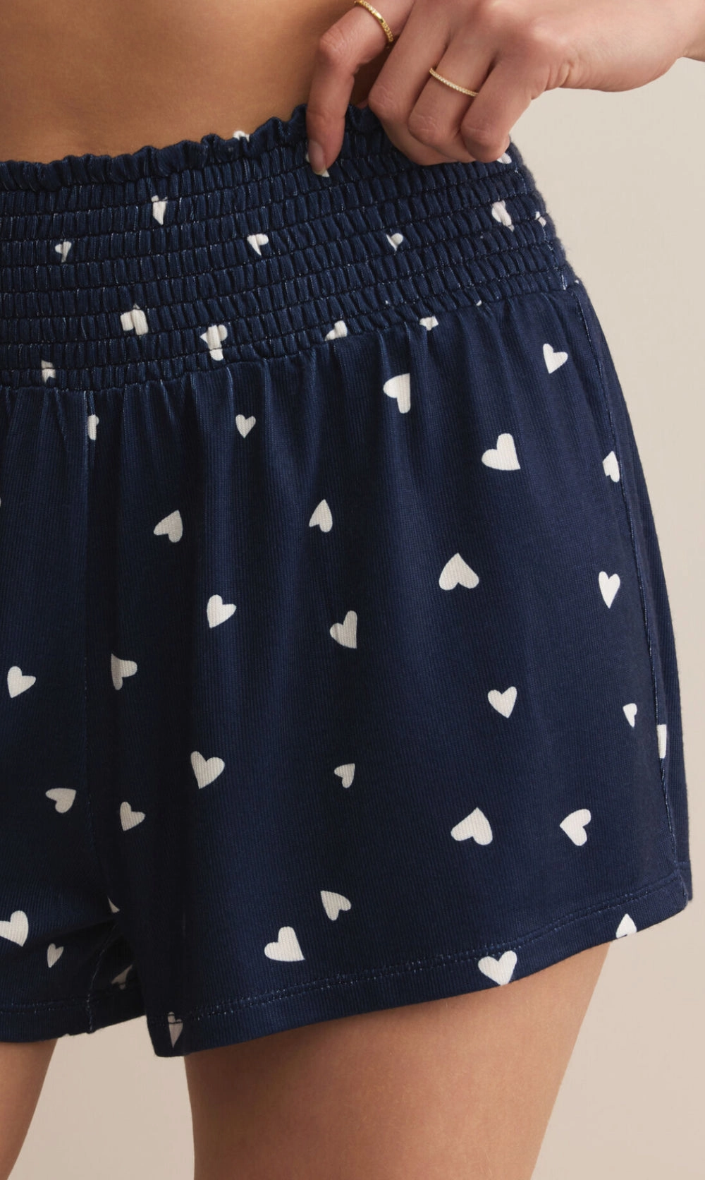 Dawn Heart Shorts in Eclipse WaterRepellentCoating