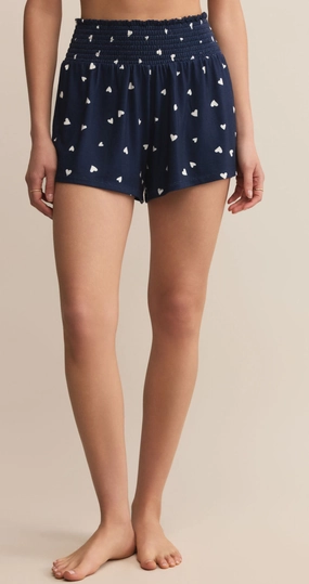 Dawn Heart Shorts in Eclipse Unisex style All Purpose Fit