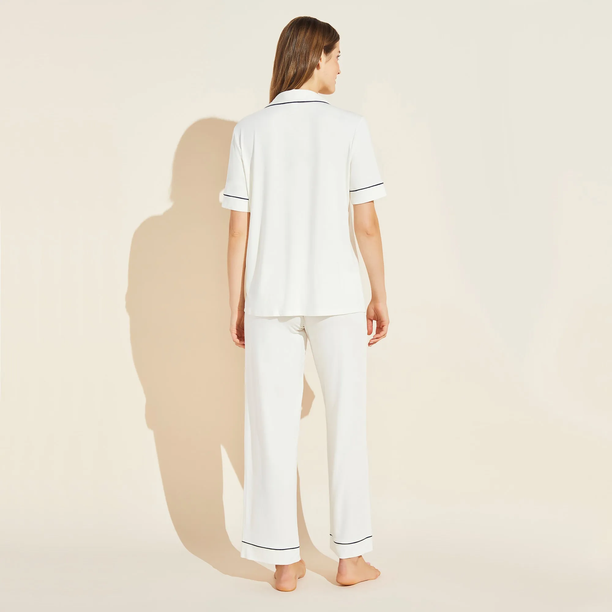 Eberjey Gisele Short Sleeve and Pant PJ Set