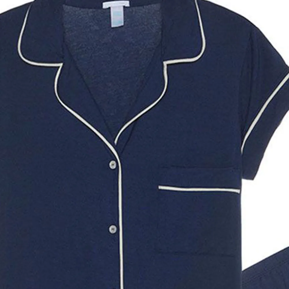 Eberjey Gisele Short Sleeve and Pant PJ Set