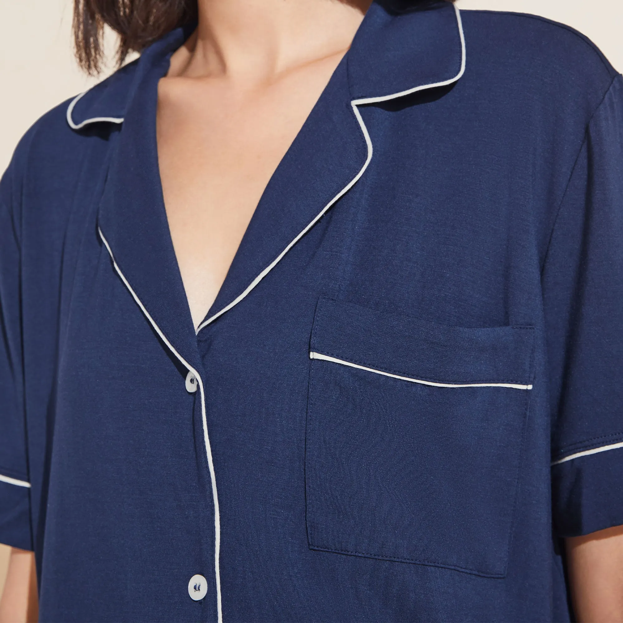 Eberjey Gisele Short Sleeve and Pant PJ Set