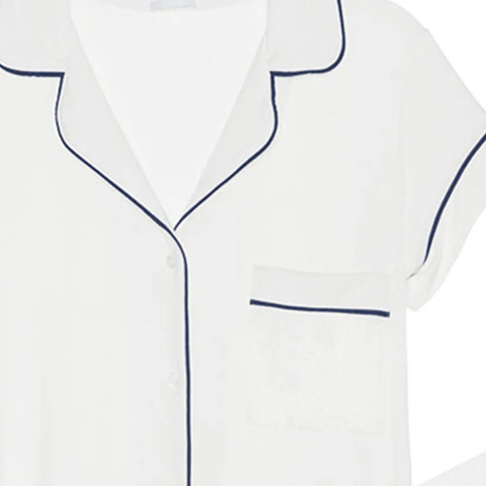 Eberjey Gisele Short Sleeve and Pant PJ Set