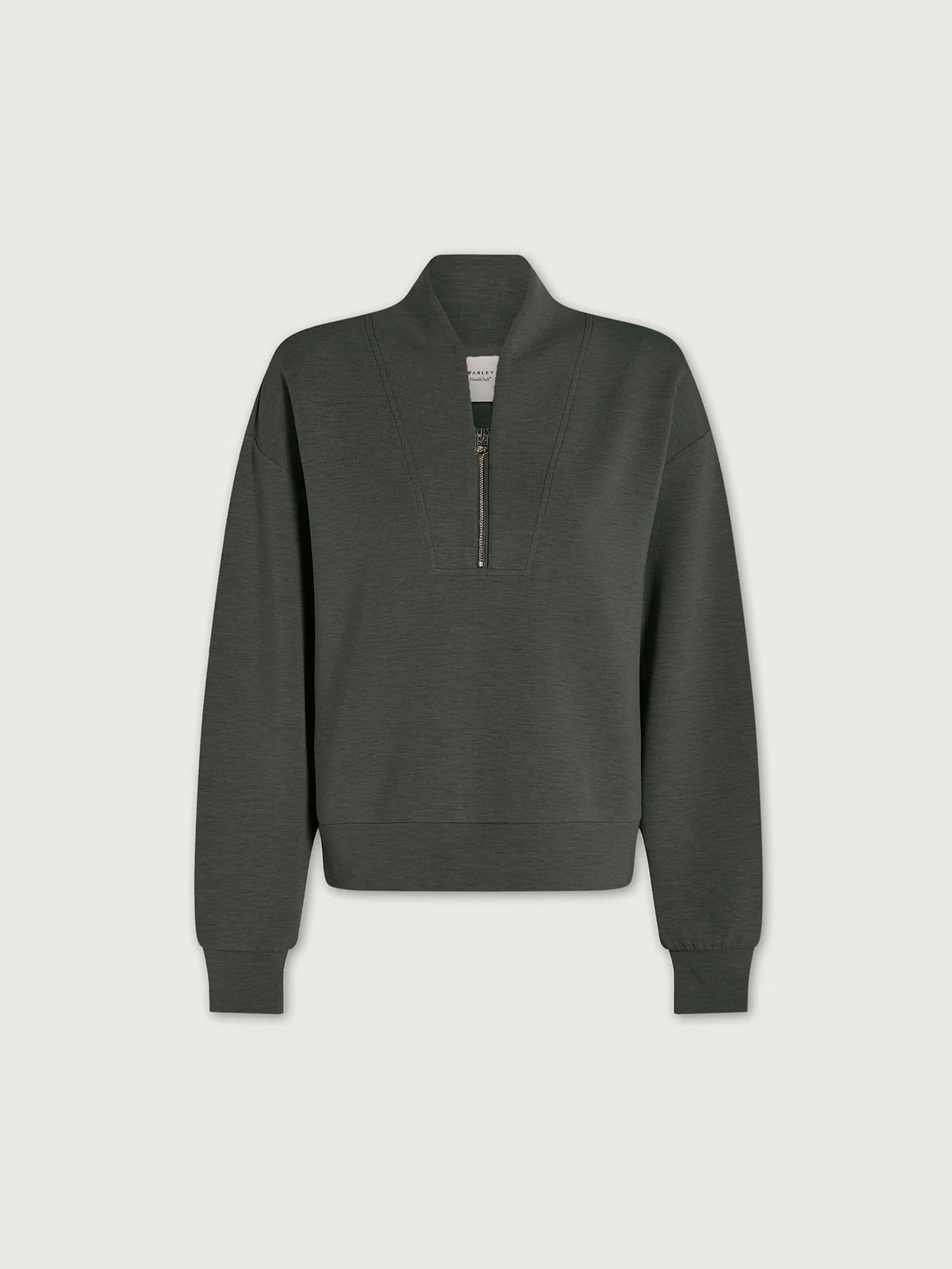 Comfortable Layer FrayResistant Fabric Varley Davidson Sweat in Olive Marl