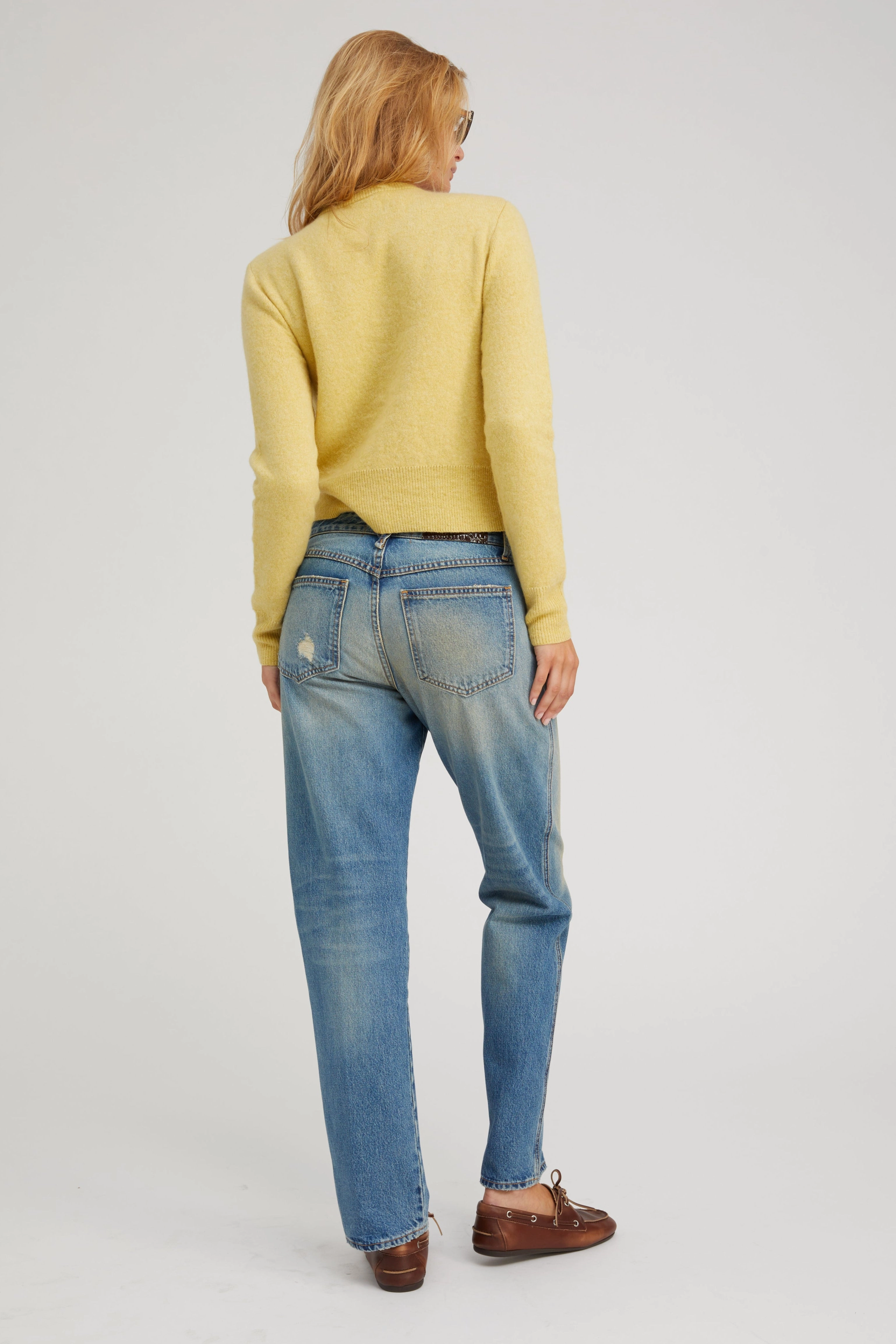 Reinforced Shoulder Seams Sustainable Waterproofing Citrus Cashmere Baby Cardigan