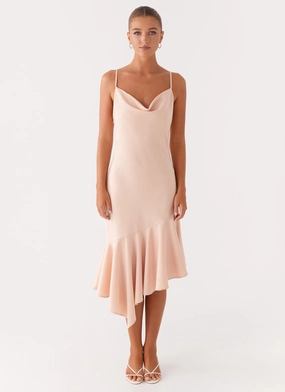 Korby Midi Dress - Pink Timeless Style Wear