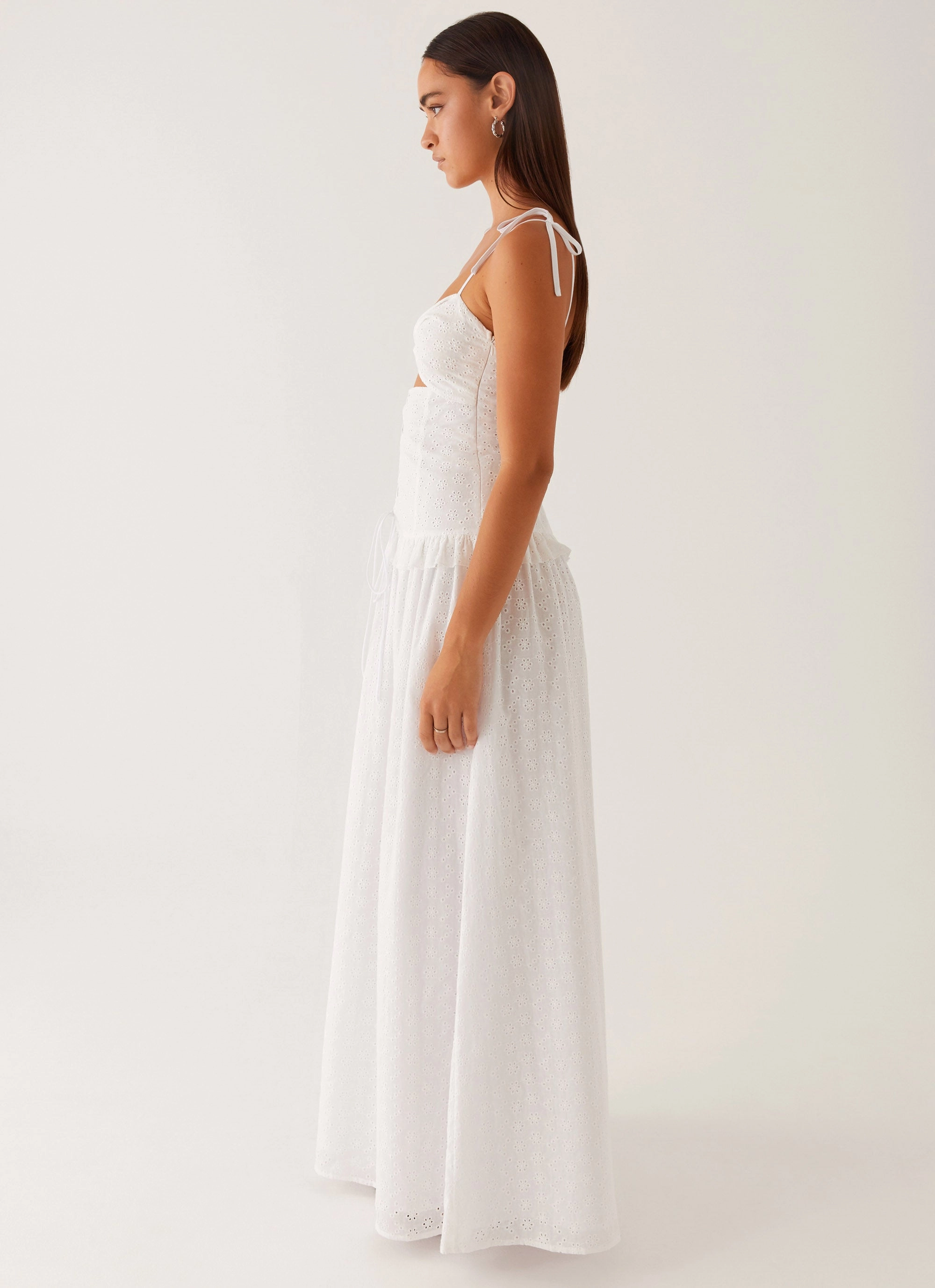 Anytime Fit Reveria Twist Maxi Dress - Ivory