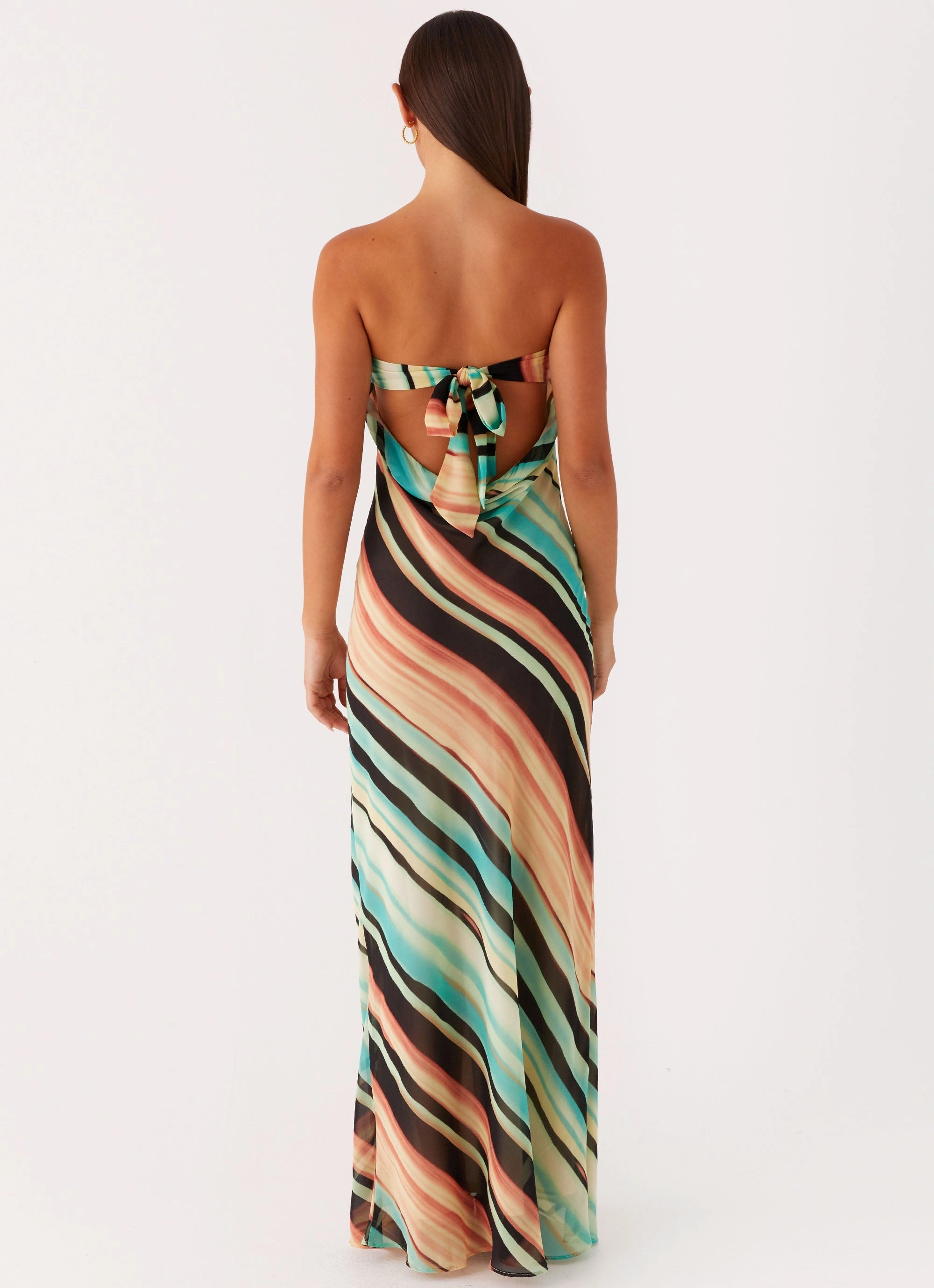 Balanced Shape Como Maxi Dress - Stripe