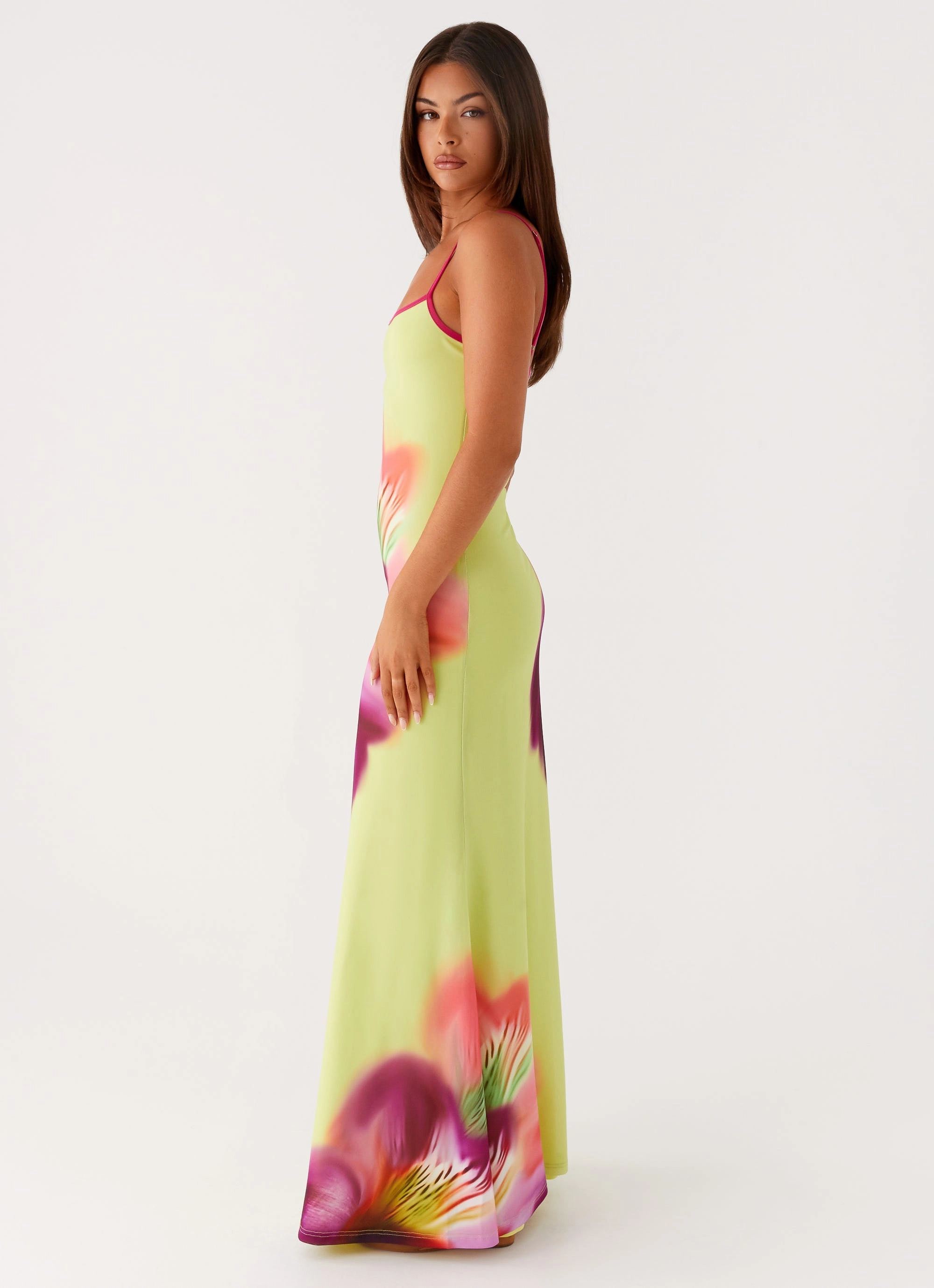 Simple Comfort Everett Maxi Dress - Green Tropical