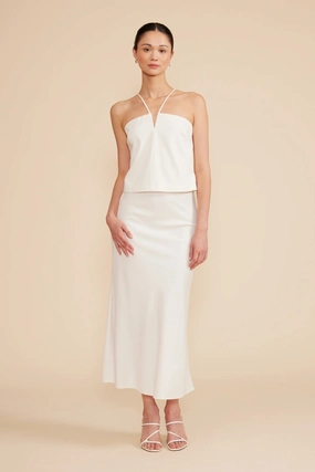 casual finish STASSI BIAS MAXI SKIRT
