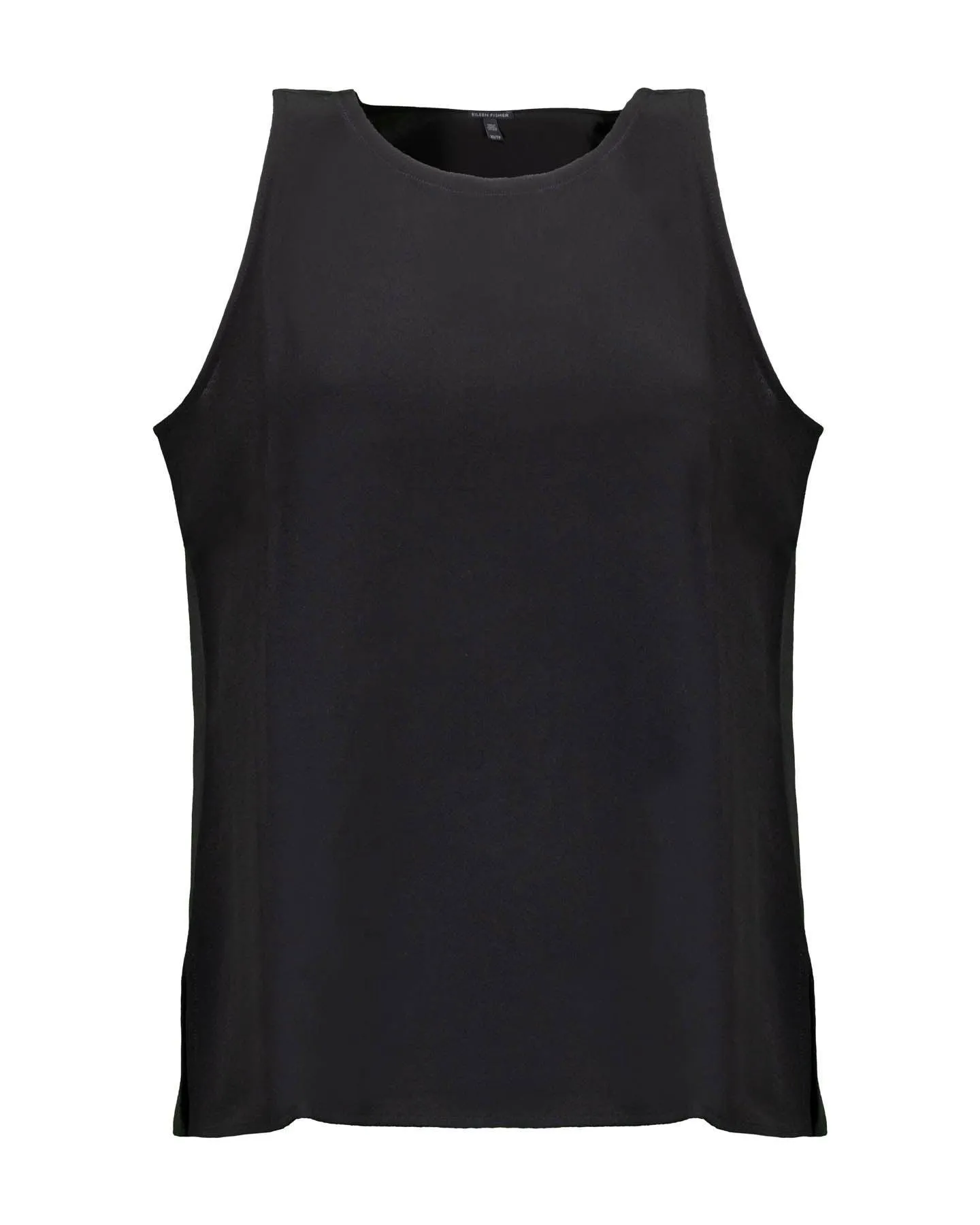 Eileen Fisher Cotton Jersey Round Neck Slim Tank