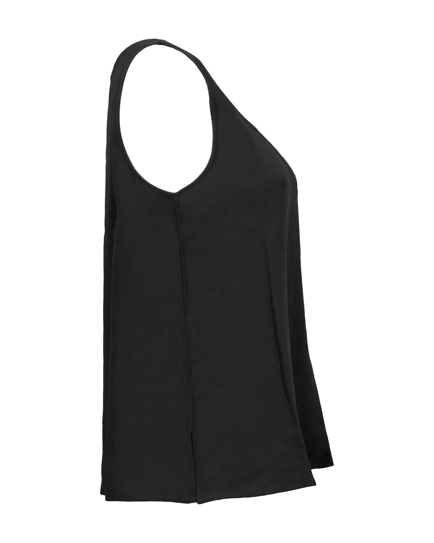 Eileen Fisher Cotton Jersey Round Neck Slim Tank