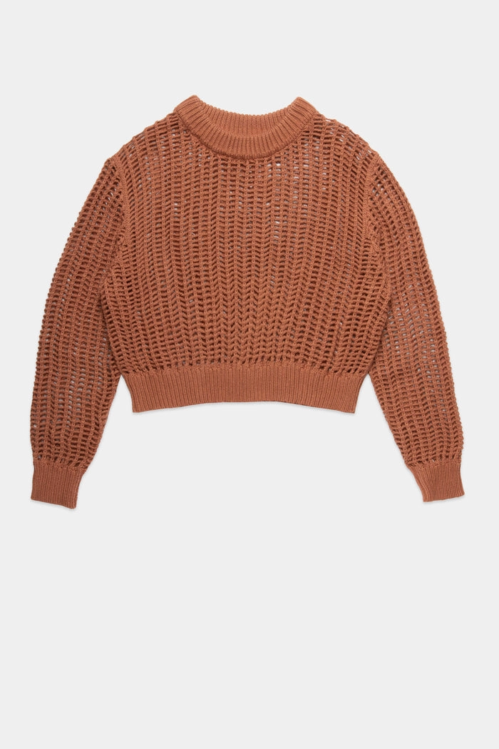 ReinforcedHem Curved Hemline EINAR SWEATER